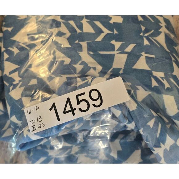 Fatface Womens Blue White Abstract Print Wide Leg Lightweight Casual Style pants - Picture 8 of 8